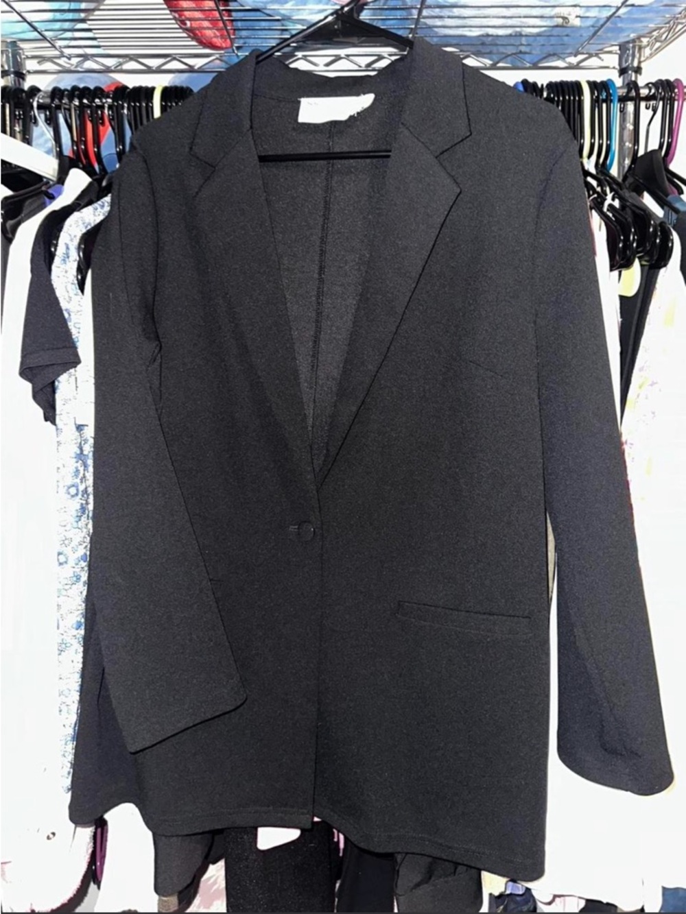 ASOS Black Single-Button Blazer